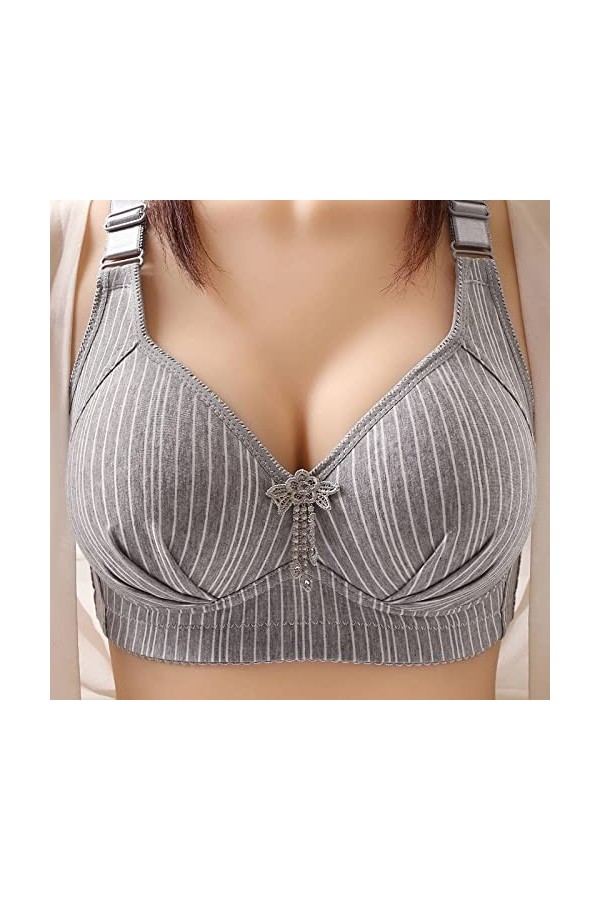 PowerFul-LOT Brassière Dentelle Femme Brassière sans Armature sans Couture Soutien-Gorge de Sport Sports Bra Boucle Latérale 