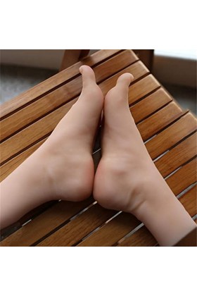 Pied de Mannequin en Silicone, modèle de Bas de Pied de beauté de Pied de Jade de Simulation de Fille en Silicone 36A, pour B