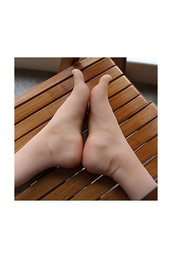 Pied de Mannequin en Silicone, modèle de Bas de Pied de beauté de Pied de Jade de Simulation de Fille en Silicone 36A, pour B