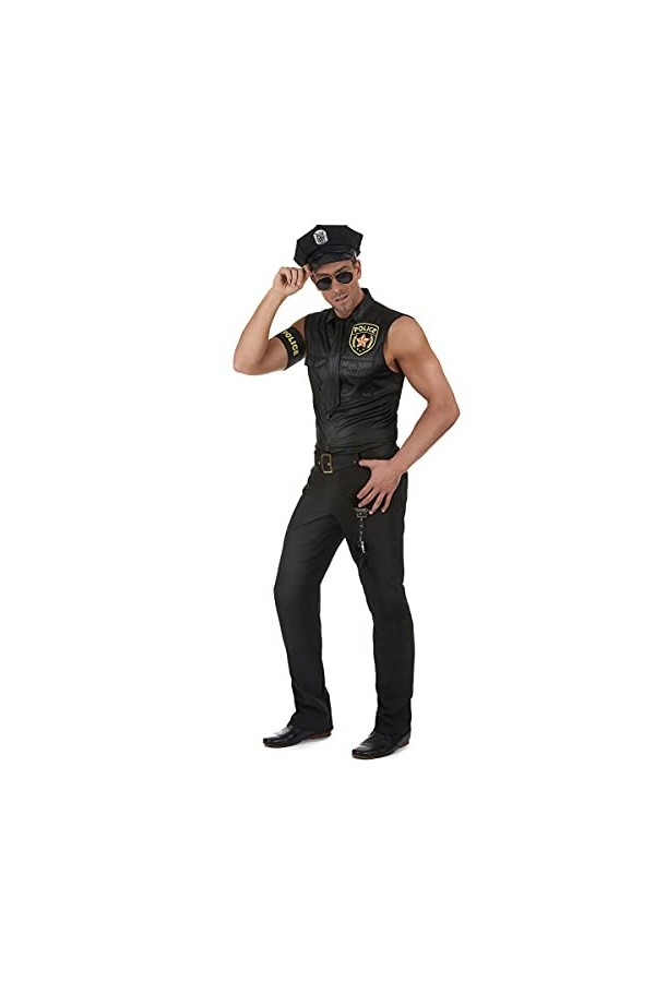 DEGUISE TOI - Déguisement policier sexy homme - XL