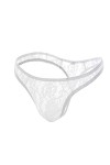 Mankini pour Homme - String en Dentelle Sexy pour Homme - Maillot de Bain Mankini - sous-vêtements Extensibles - Style Amusan