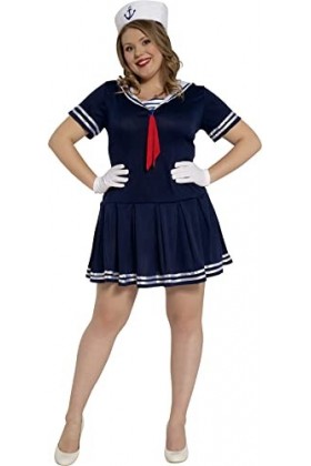 Guirca- Déguisement Marin Adulte, Femmes, 88146.0, Multicolore, 44-46