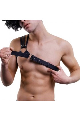 HSQSMWJ Réglable en Cuir pour Homme Gay Bar Pub Jeu de Rôle Plaisir Color:Black,Size:One Size 