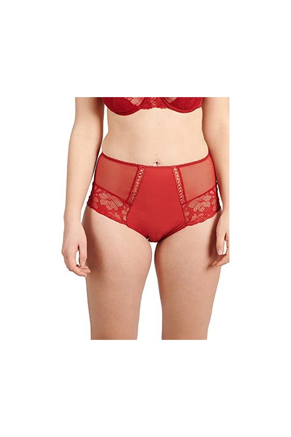 SANS COMPLEXE Passion 62PAG80 Culotte, Rouge ecarlate, 46 Femme
