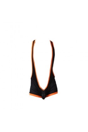 OLIns Homme Combinaisons Wrestling Singlet Body Jockstraps sous-vêtements Color:Black,Size:XL 