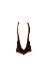 OLIns Homme Combinaisons Wrestling Singlet Body Jockstraps sous-vêtements Color:Black,Size:XL 