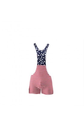 OLIns Hommes Lutte Singlet Le Maillot Bodywear Nounours Sexy Jockstrap sous-vêtements Red,L 