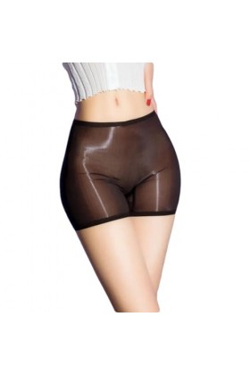 ZTIANEF Déguisements Adultes Culotte Transparente Sexy Transparente, Boxer Extensible sans Couture, Maille Fine, Lingerie Con
