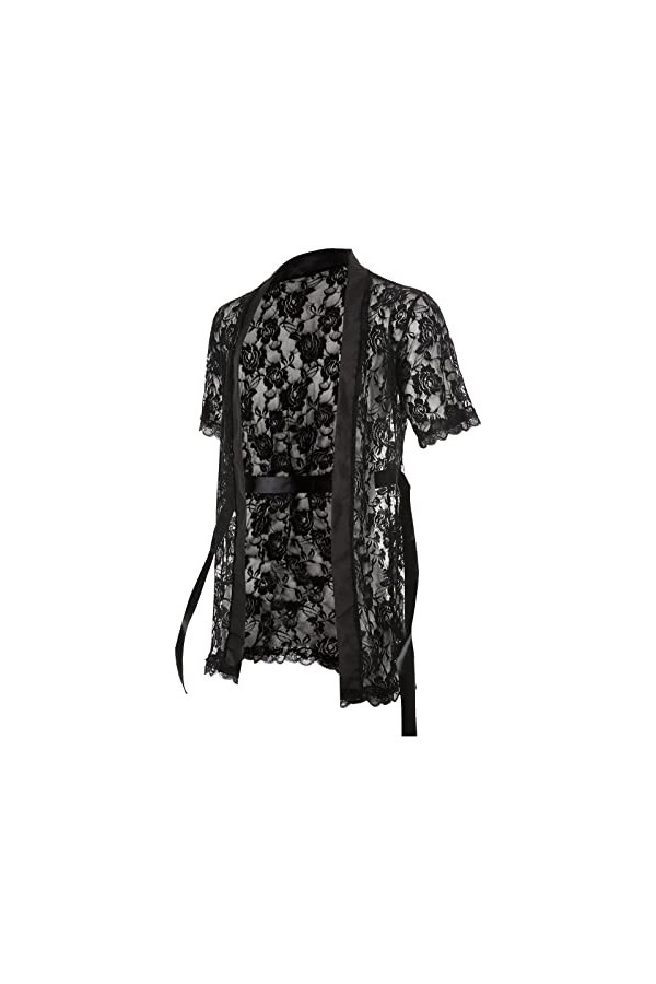 SKFLABOOF Érotique Boxer Gay Bite Transparent Costume Ficelle Sexy Hot Coquin Lingerie Moulant Slip Moine Deguisement Drole B