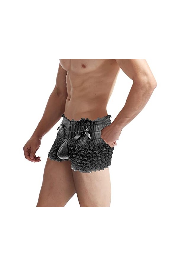 SKFLABOOF Sexy Hot Jockstrap Homme Erotique Corset Tenue Crossdresser Travesti Cosplay Lingerie Transparent Bondage Mini sous