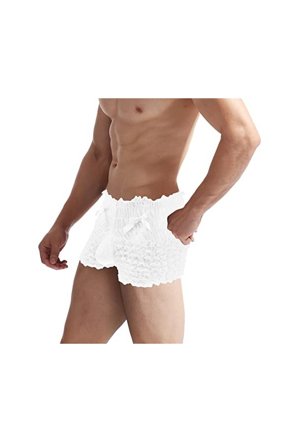 SKFLABOOF Sexy Hot Jockstrap Homme Erotique Corset Tenue Crossdresser Travesti Cosplay Lingerie Transparent Bondage Mini sous