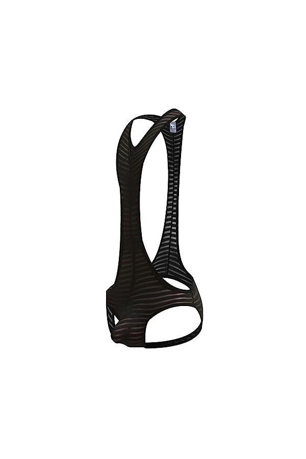 SKFLABOOF Chic Tanga Homme Erotique Transparent Slip Kangourou Elephant Sexy Hot Moulant Shorty Ficelle Boxer Sissy Lingerie 