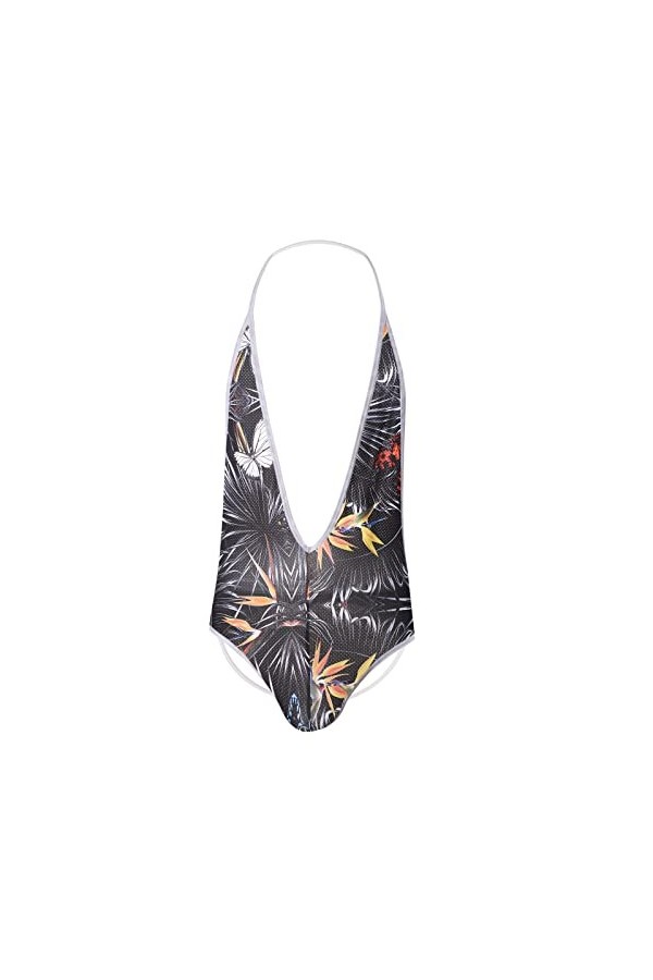 SKFLABOOF Ficelle String Homme Ouverte Moulant Slip Kangourou Coquin Erotique Transparent Slip Chic Lingerie Elephant Boxer S