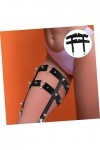 ERINGOGO 2 Pièces Porte-Jarretelles Taille Jarretière en Cage Ceinture Ceinture De Jambe Punk Jarretière De Jambe Punk Jarret