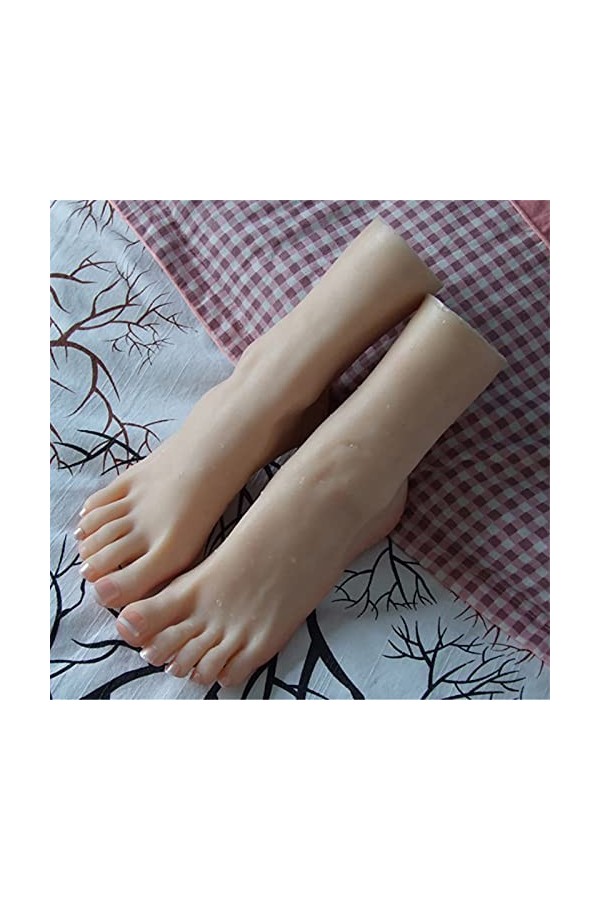 Pied de Mannequin en Silicone, Pied de Mannequin Femme TPE Modèle 37A Pieds, Convient aux Chaussures et à laffichage de Chev