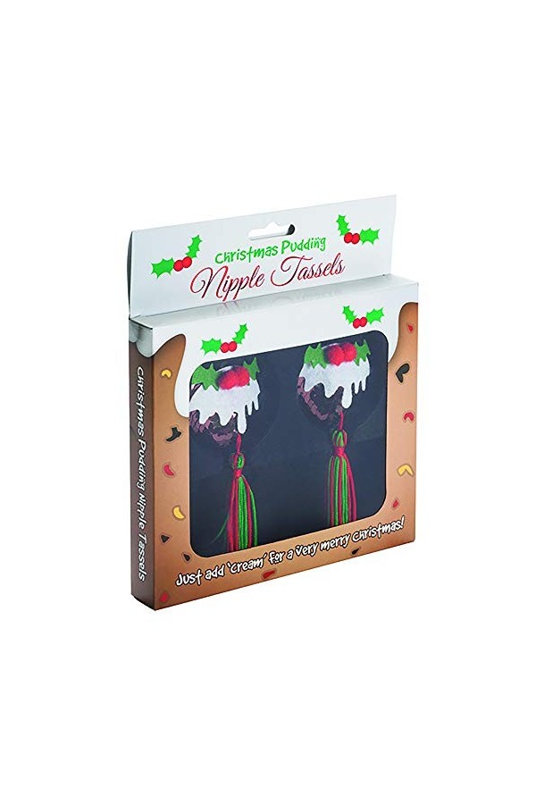 Diabolical gifts Tassels de Noël Pudding Tassels Funny Sexy Secret Santa Cadeau Multicolore DP0644