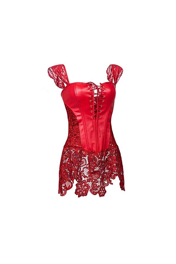 Pdakieyxnd Tenue Sexy Femme Coquine Hot Coquine Coquine Lingerie Hot Femme Culotte Dentelle Sensuelle Sexy Érotique Rouge Bod