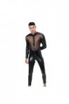 Ensemble de Lingerie pour Hommes Combinaison en Latex Combinaison pour Hommes Tentation Porno Robe de Saint-Valentin Tenue de