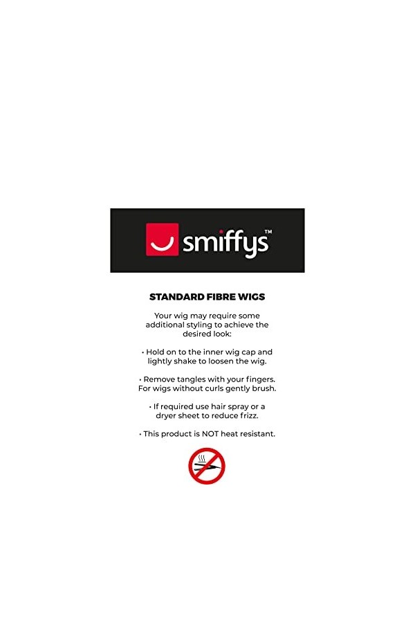 Smiffys Perruque Rocky Horror Riff Raff pour adulte