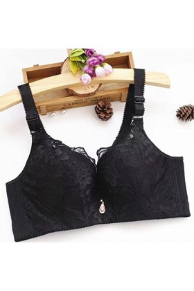 Femmes Plus Taille Dentelle Sexy Bra Lingerie No Trace Bra Tops Push Up Grands Soutiens-Gorge