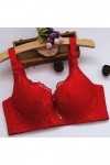 Femmes Plus Taille Dentelle Sexy Bra Lingerie No Trace Bra Tops Push Up Grands Soutiens-Gorge