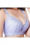 Femmes Plus Taille Dentelle Sexy Bra Lingerie No Trace Bra Tops Push Up Grands Soutiens-Gorge