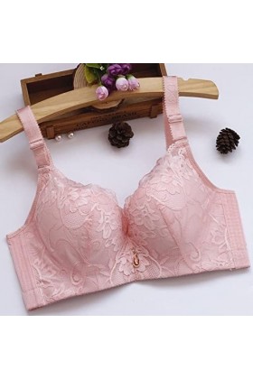 Femmes Plus Taille Dentelle Sexy Bra Lingerie No Trace Bra Tops Push Up Grands Soutiens-Gorge