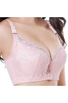 Femmes Plus Taille Dentelle Sexy Bra Lingerie No Trace Bra Tops Push Up Grands Soutiens-Gorge