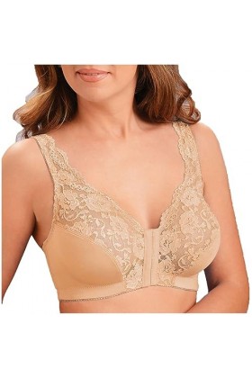 Sexy Dentelle Soutien-Gorge Push Up Tous Les Jours for Femmes Soutien-Gorge Fête Mariage sous-Vêtements Avant Bouton Dos Sout
