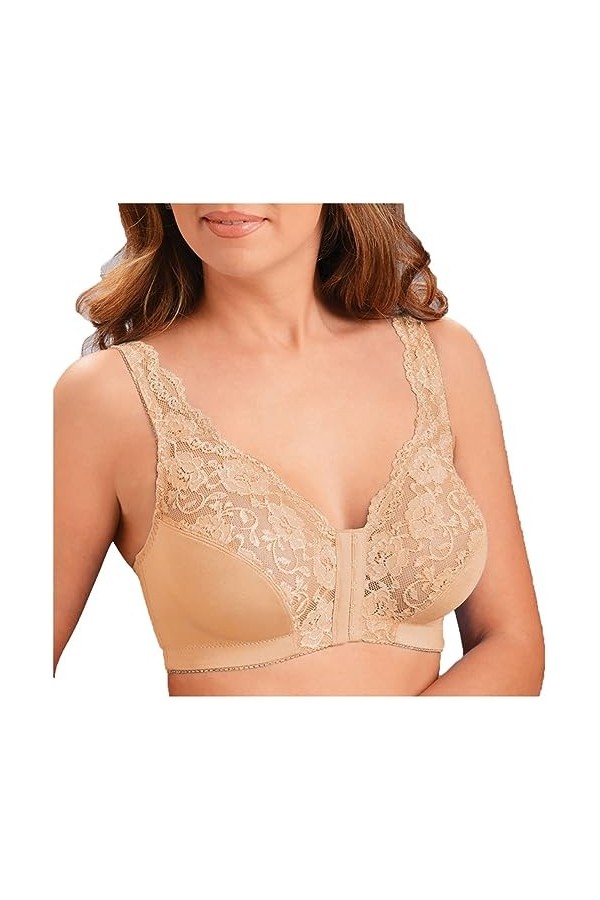 Sexy Dentelle Soutien-Gorge Push Up Tous Les Jours for Femmes Soutien-Gorge Fête Mariage sous-Vêtements Avant Bouton Dos Sout