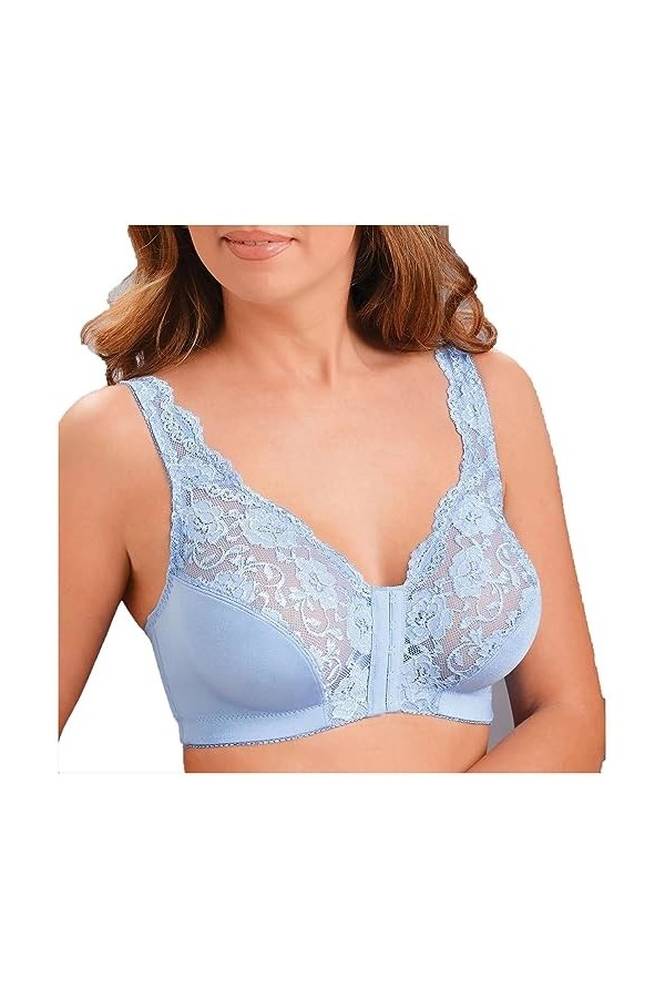 Sexy Dentelle Soutien-Gorge Push Up Tous Les Jours for Femmes Soutien-Gorge Fête Mariage sous-Vêtements Avant Bouton Dos Sout