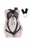 OKGD Sexy Femmes Lingerie&nbsp;&nbsp;&nbsp;Dentelle Sous-Vêtements Jeu de Rôle Ensemble Cross Lingerie Sexy Vêtements de Nuit Costumes-A,Tai