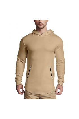 RUIRUILICO Sweats à Capuche Homme Décontracté Automne Hiver Sweat de Sport Casual Oversize Extérieur Manches Longues Hoodie a