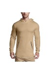 RUIRUILICO Sweats à Capuche Homme Décontracté Automne Hiver Sweat de Sport Casual Oversize Extérieur Manches Longues Hoodie a