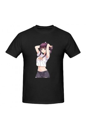Skeletor Lewd Japanese Anime Girl - T-shirt Anime sexy, Noir , M
