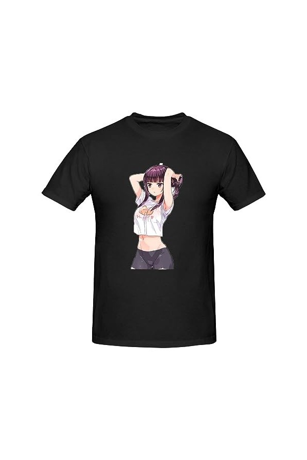 Skeletor Lewd Japanese Anime Girl - T-shirt Anime sexy, Noir , M