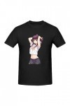 Skeletor Lewd Japanese Anime Girl - T-shirt Anime sexy, Noir , M
