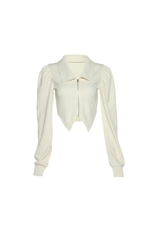 Style européen et américain automne nouveau sweat-shirt à manches longues pour femmes de couleur unie coupe ajustée nombril à