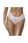 Axami Slip Brésilien Culotte Séduisante V-10565, Blanc,XL