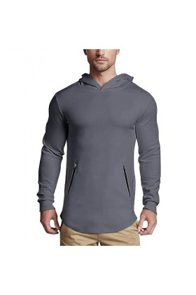 RUIRUILICO Sweats à Capuche Homme Décontracté Automne Hiver Sweat de Sport Casual Oversize Extérieur Manches Longues Hoodie a