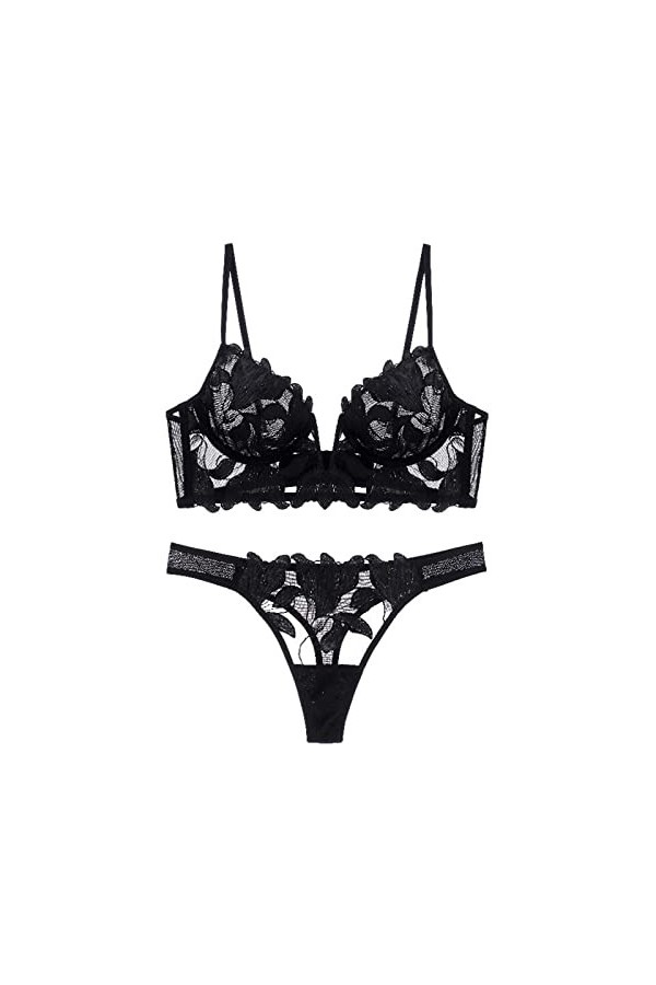 Femme Soutien Gorge de Sport Run Max 2022 Femmes Sexy Coupe Mince Dentelle Colorblock Soutien-Gorge Ensemble en Forme Push Up