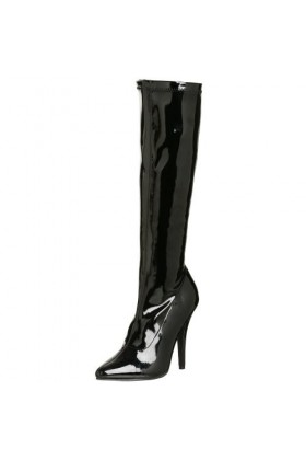 Pleaser SEDUCE-2000, Bottes Femme Noir Blk Str Pat 46 EU