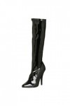 Pleaser SEDUCE-2000, Bottes Femme Noir Blk Str Pat 46 EU