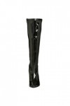 Pleaser SEDUCE-2000, Bottes Femme Noir Blk Str Pat 46 EU