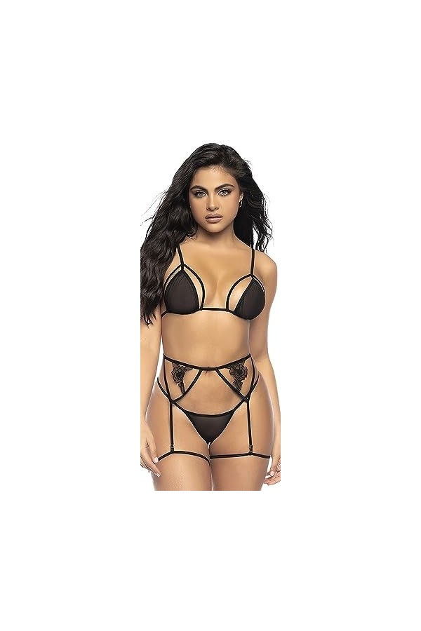 Mapalé by Espiral Ensemble trois pièces 8785 pour femme, noir, Small-medium