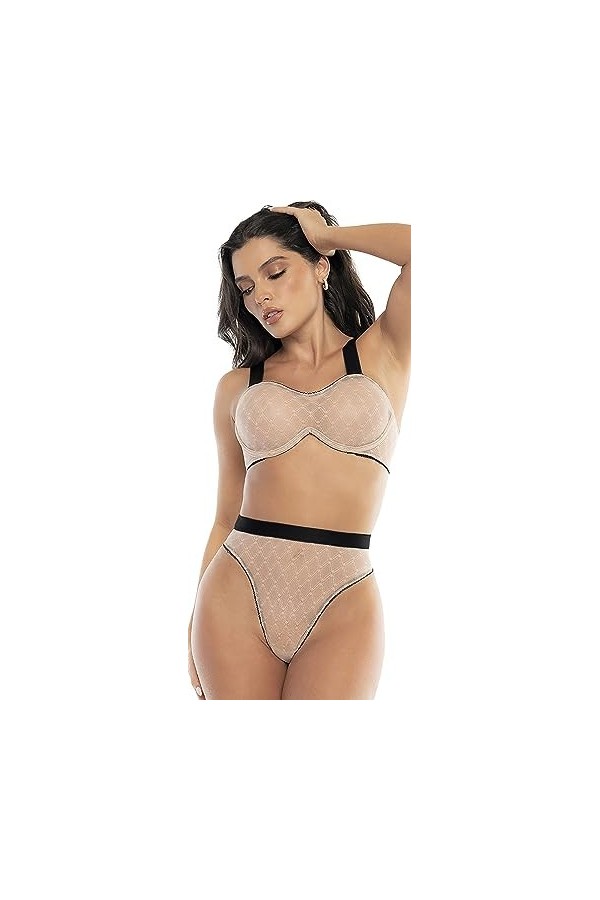 Mapalé by Espiral Ensemble deux pièces 8779 pour femme, noir, Large-X-Large