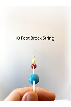 Brock String 10 Foot Vision Convergence Training Tool - Train Vision, Improve Strength & Athletic Performance, and More!