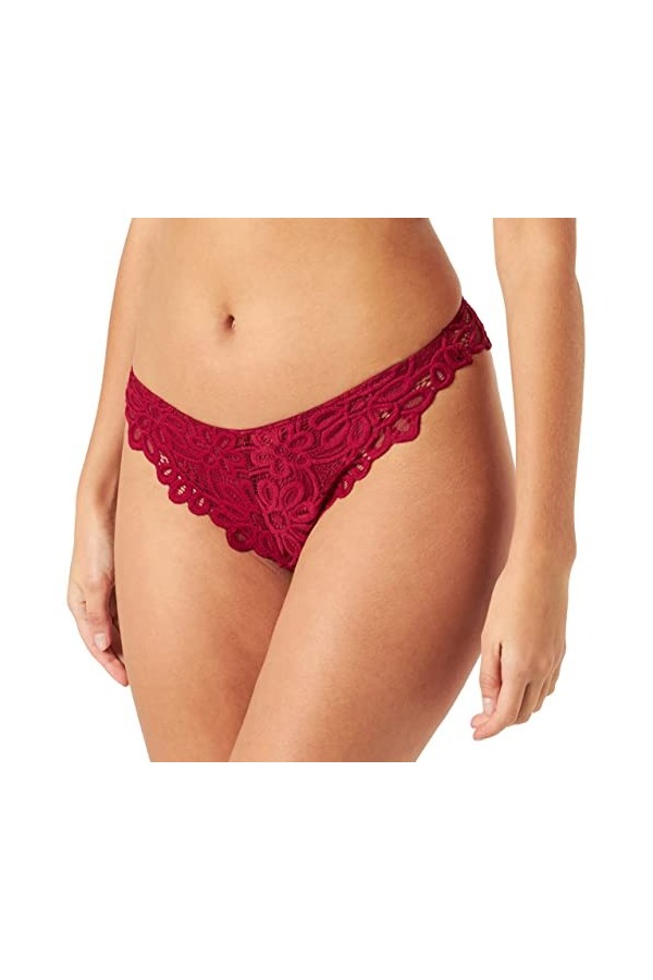 Billet Doux Tanga pour Femme Culotte échancrée sous-vêtements Slip Feminin Toucher Doux Dentelles de Taille 34 36 à Taille 42