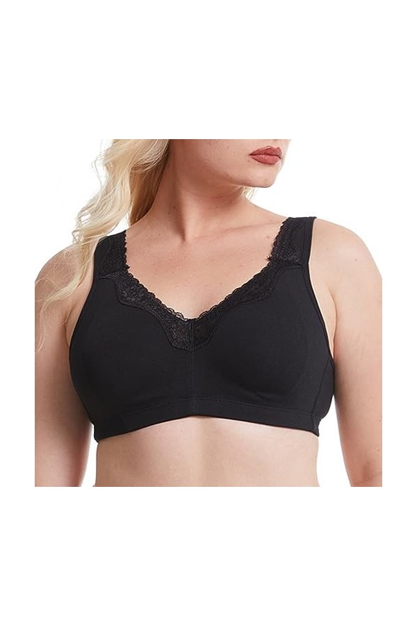 LSEEKA Damen-BH, Bequem, Sexy, Große Größe, Fettes MM, mittleres und hohes, Spitzen-BH aus Reiner Baumwolle Meine Bestellung,