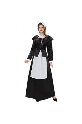 TWIOIOVE Costumes de cosplay sexy grande taille pour femme - Robe longue dHalloween pour femme - Costume vintage de jardin -